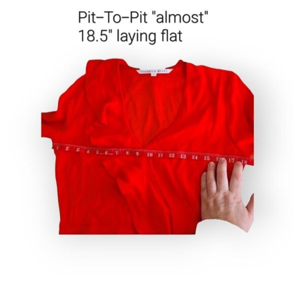 Veronica Beard Cherry Red Odessa Ruffle Mini Holiday Party Dress Size 4 EUC - Picture 8 of 9